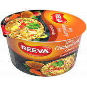 Noodles "Reeva" con gusto di pollo piccante al curry (75g)