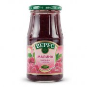 Confettura di lampone "Berec" tritato con zucchero (370 gr)