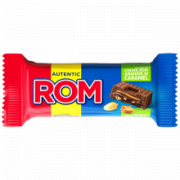 Barretta di cioccolato "Rom Candia " latte arachidi e caramello (29g)