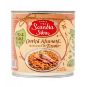 Costolette affumicate "Scandia Sibiu" su fagioli (400g)