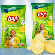 Patatine "Lays" con panna acida e cipolle (150 g)