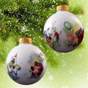 Addobbi natalizi d. 100 mm (2 varianti) Addobbi natalizi d. 100 mm (2 varianti)