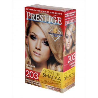 Crema-tinta resistente per capelli 203 Beige blonde "Vip's Prestige" Crema-tinta resistente per capelli 203 Beige blonde "Vip's Prestige"