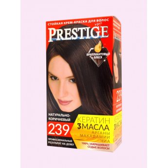 Crema-tinta resistente per capelli 239 Marrone naturale "Vip's Prestige" Crema-tinta resistente per capelli 239 Marrone naturale "Vip's Prestige"