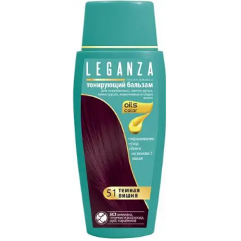 Balsamo colorante nr.51 amarena scura "Leganza" 150 ml Balsamo colorante nr.51 amarena scura "Leganza" 150 ml
