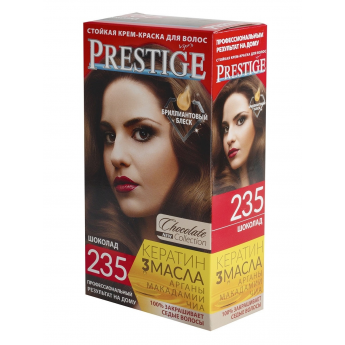 Crema-tinta resistente per capelli 235 Cioccolato "Vip's Prestige" Crema-tinta resistente per capelli 235 Cioccolato "Vip's Prestige"