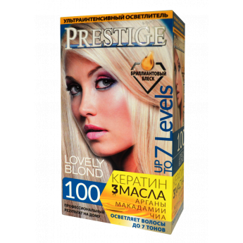 Crema-tinta resistente per capelli 100 "Vip's Prestige" schiarisce di 7 tonalità Crema-tinta resistente per capelli 100 "Vip's Prestige" schiarisce di 7 tonalità