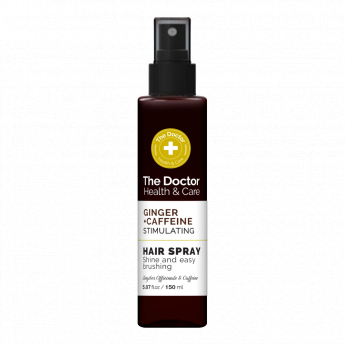 Spray per capelli "The Doctor Health & Care" Zenzero + Caffeina Stimolante (150ml)