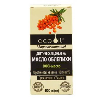 Olio di olivello spinoso "Ecooil" 100ml Olio di olivello spinoso "Ecooil" 100ml