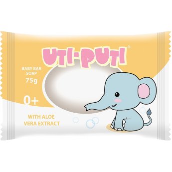 Sapone in crema per bambini con estratto aloe vera "Uti-Puti" 75 gr.