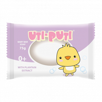Saponetta per bambini Uti-Puti Duck con estratto di piantaggine, 75 g