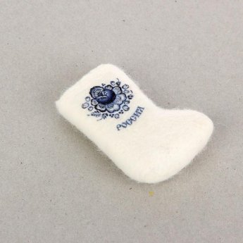 Portachiavi-guanto souvenir "Gzhel"