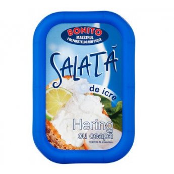 Insalata con uova di aringa e cipolla "Bonito" (150g) Insalata con uova di aringa e cipolla "Bonito" (150g)