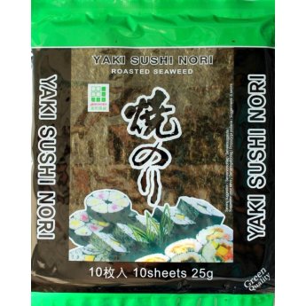 Fogli di alghe per sushi (25g) Fogli di alghe per sushi (25g)