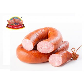 Salsiccia affumicata "3 porcellini - Hodovaia" (600g) Salsiccia affumicata "3 porcellini - Hodovaia" (600g)