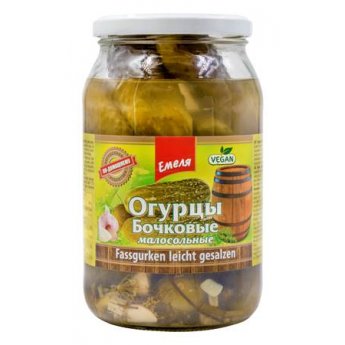 Cetrioli "Emelya" Barile Leggermente salato (900g) Cetrioli "Emelya" Barile Leggermente salato (900g)