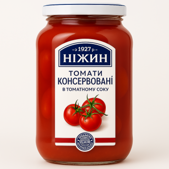 Pomodori "Nezhin" nel loro succo (920 g)