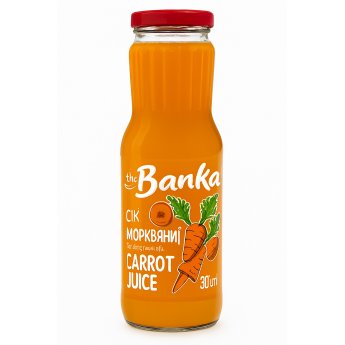 Succo "The Banka" con polpa, mela-carota (1l)