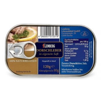 Fegato di merluzzo "Lemberg" (115g)