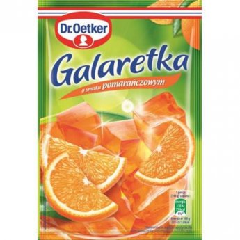 Gelatina "Dr. Oetker" al gusto di arancia(72g) Gelatina "Dr. Oetker" al gusto di arancia(72g)