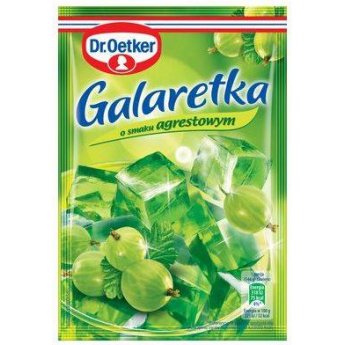Gelatina  "Dr. Oetker" al gusto di uva spina (77g)