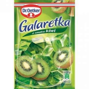 Gelatina "Dr. Oetker" al gusto di kiwi (72g)