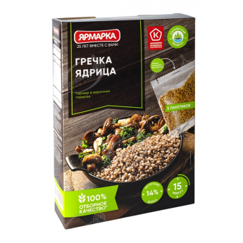 Grano saraceno "Yarmarka" (5x80g) Grano saraceno "Yarmarka" (5x80g)