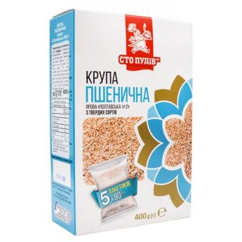 Semola di grano "STO PUDOV" schiacciata (5*80g) Semola di grano "STO PUDOV" schiacciata (5*80g)