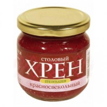 Salsa di rafano con barbabietola "Steinhauer" (200g)