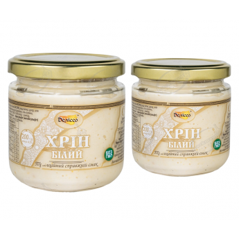 Salsa di rafano piccante "Delisso" (200g)