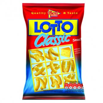 Snack"Lotto" di mais al formaggio (35g) Snack"Lotto" di mais al formaggio (35g)