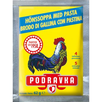 Zuppa "Podravka" di pollo e noodles, istantanea (62g)