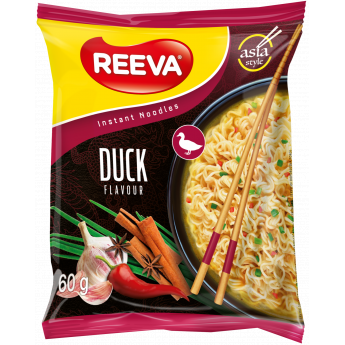Noodles "Reeva" istantanei al gusto di anatra (60g)