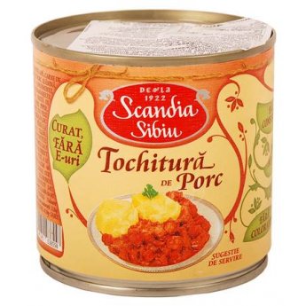 Carne suina affumicata "Scandia Sibiu-Tochitura" (400g) Carne suina affumicata "Scandia Sibiu-Tochitura" (400g)
